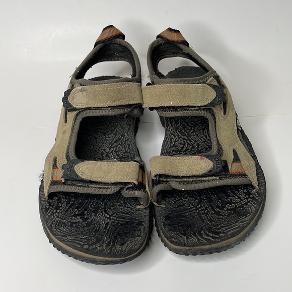 Teva Terra Sandals Water Sport Hiking Men’s Size 8 6702 Brown Hook And Loop - Picture 2 of 13